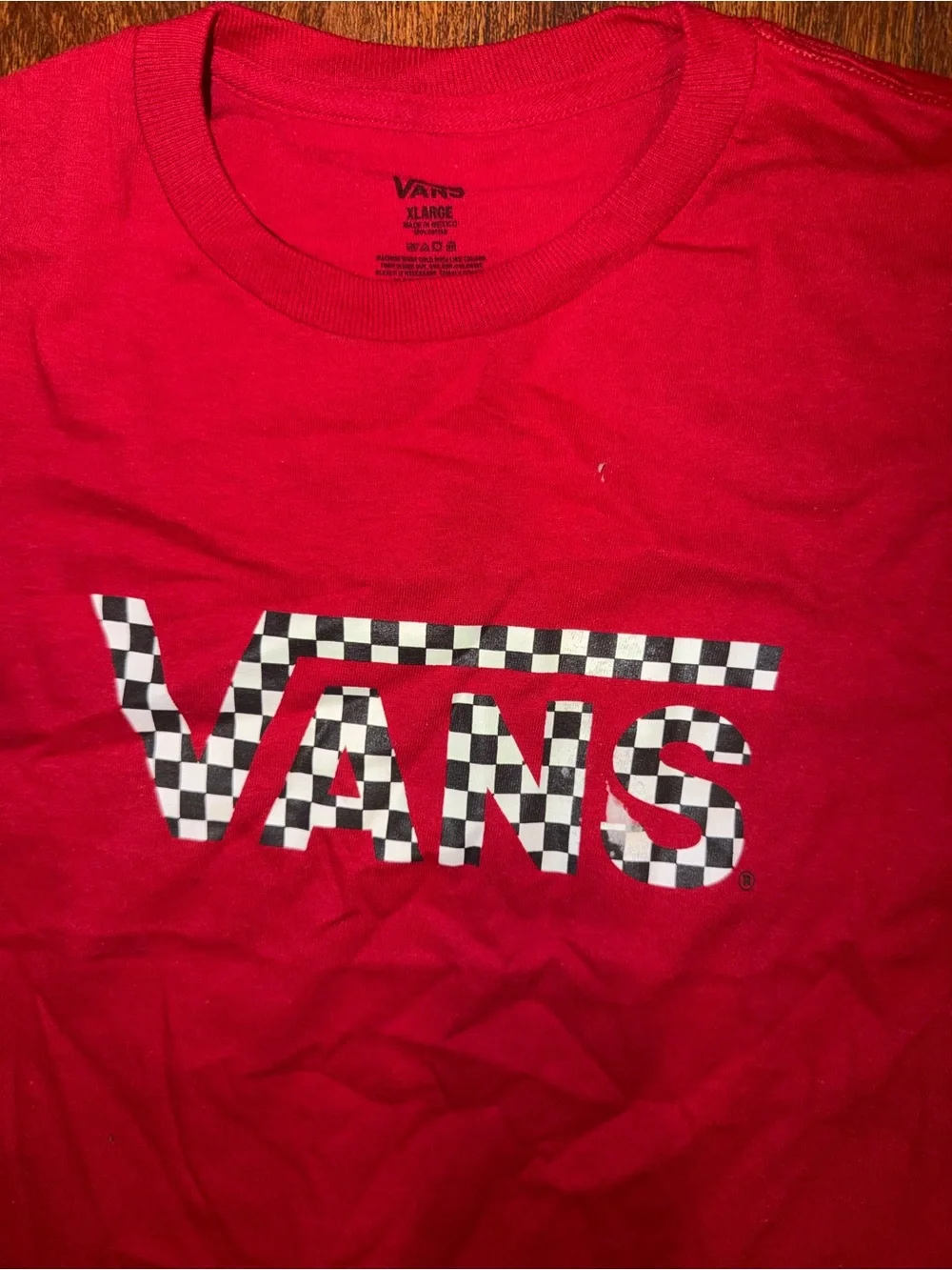 Vans bright red
